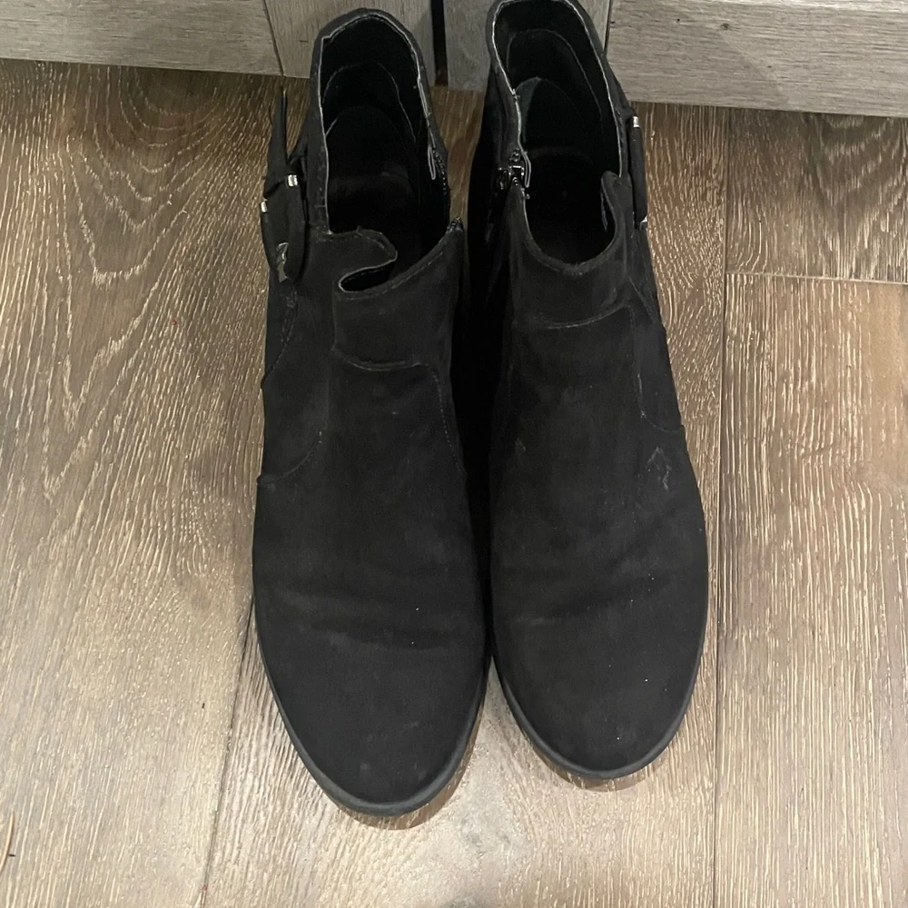 Black Suede Ankle Boots